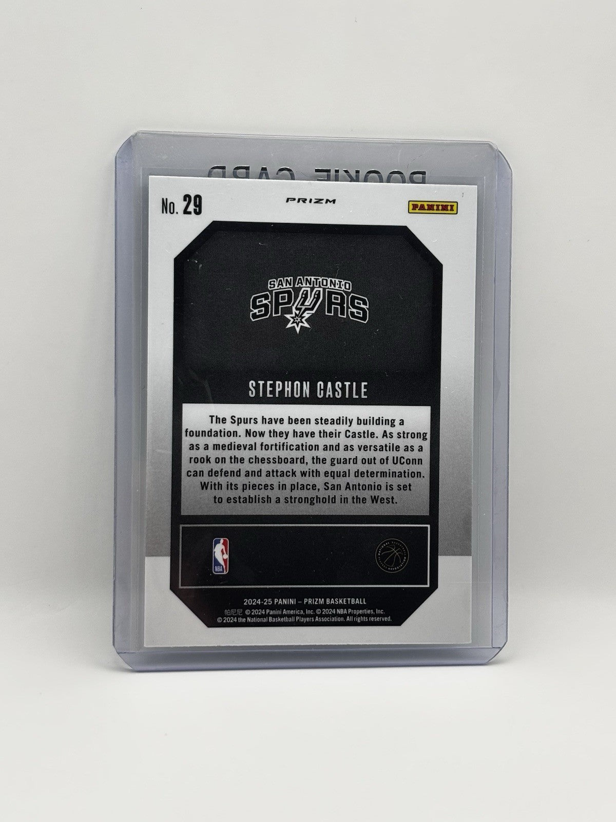 2024-25 Panini Prizm - Emergent Stephon Castle #29 Green Prizm (RC)